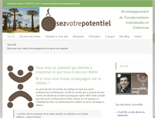 Tablet Screenshot of osezvotrepotentiel.com